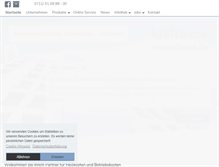 Tablet Screenshot of kraftwerk-messdienst.de